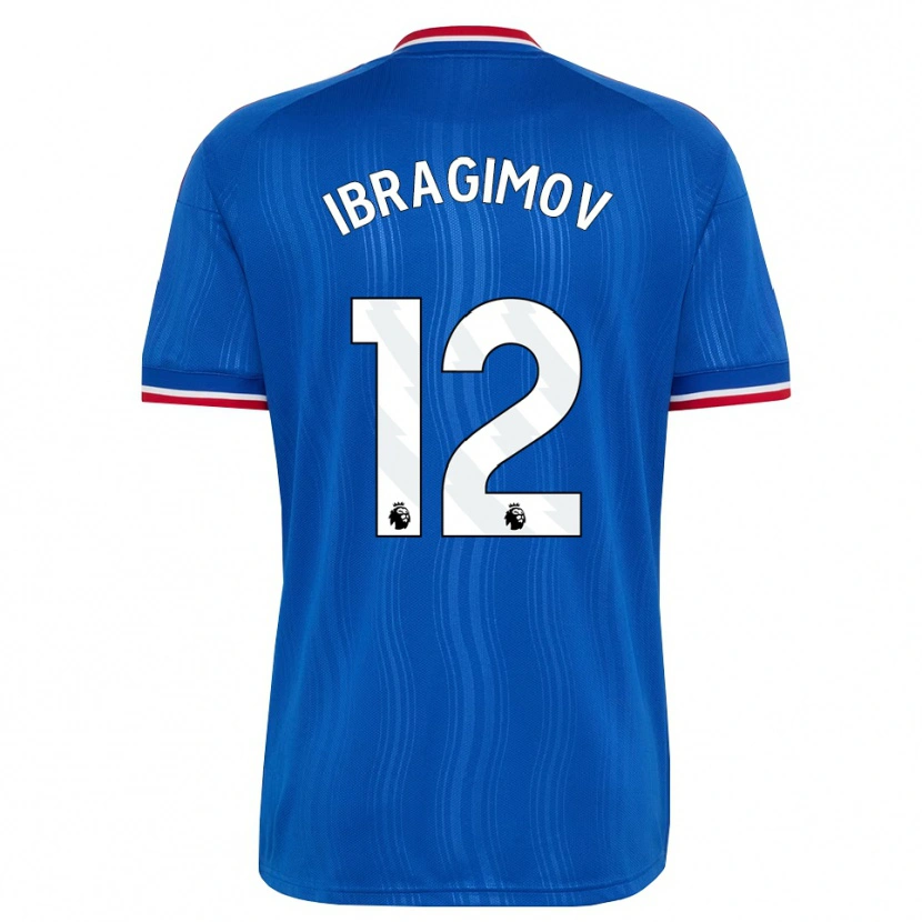 Danxen Hombre Camiseta Gazi Ibragimov #12 Azul Blanco Rojo 2ª Equipación 2026/27 La Camisa México