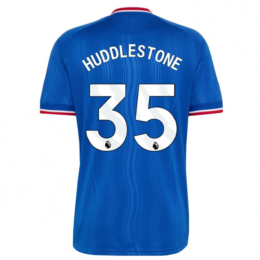 Danxen Hombre Camiseta Tom Huddlestone #35 Azul Blanco Rojo 2ª Equipación 2026/27 La Camisa México