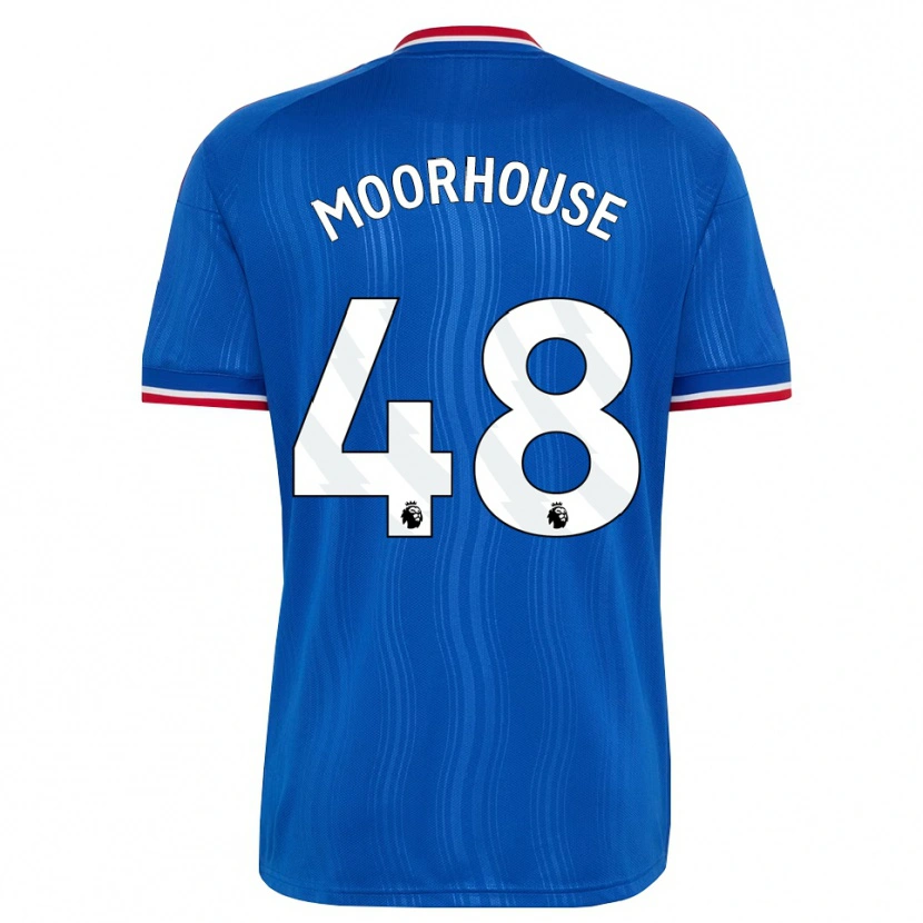 Danxen Hombre Camiseta Jack Moorhouse #48 Azul Blanco Rojo 2ª Equipación 2026/27 La Camisa México