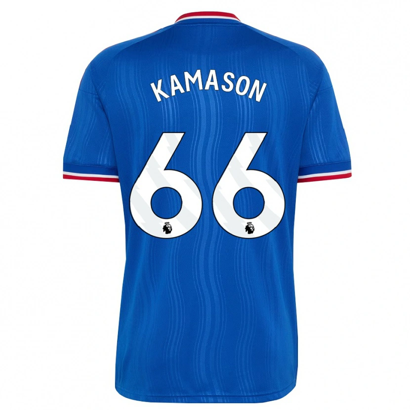 Danxen Hombre Camiseta Jaydan Kamason #66 Azul Blanco Rojo 2ª Equipación 2026/27 La Camisa México