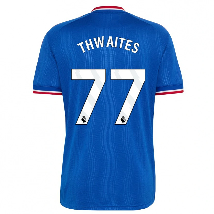Danxen Hombre Camiseta Jim Thwaites #77 Azul Blanco Rojo 2ª Equipación 2026/27 La Camisa México