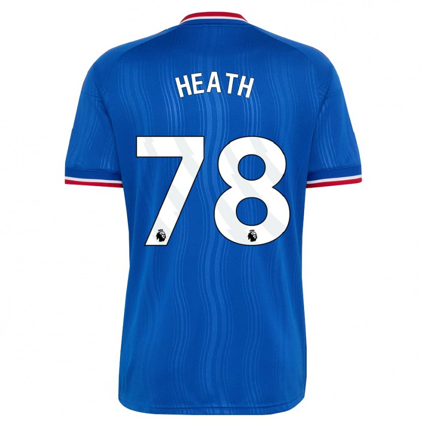 Danxen Hombre Camiseta Fred Heath #78 Azul Blanco Rojo 2ª Equipación 2026/27 La Camisa México