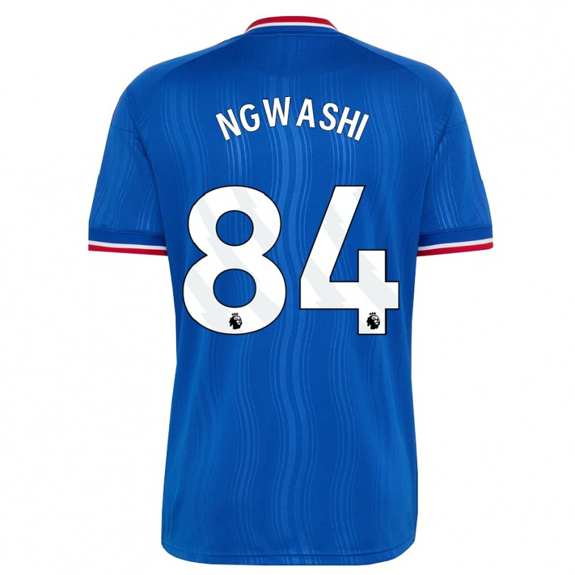 Danxen Hombre Camiseta Jayden Ngwashi #84 Azul Blanco Rojo 2ª Equipación 2026/27 La Camisa México