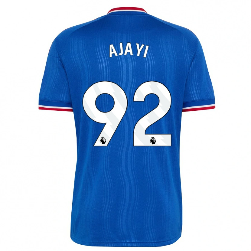 Danxen Hombre Camiseta Noah Ajayi #92 Azul Blanco Rojo 2ª Equipación 2026/27 La Camisa México