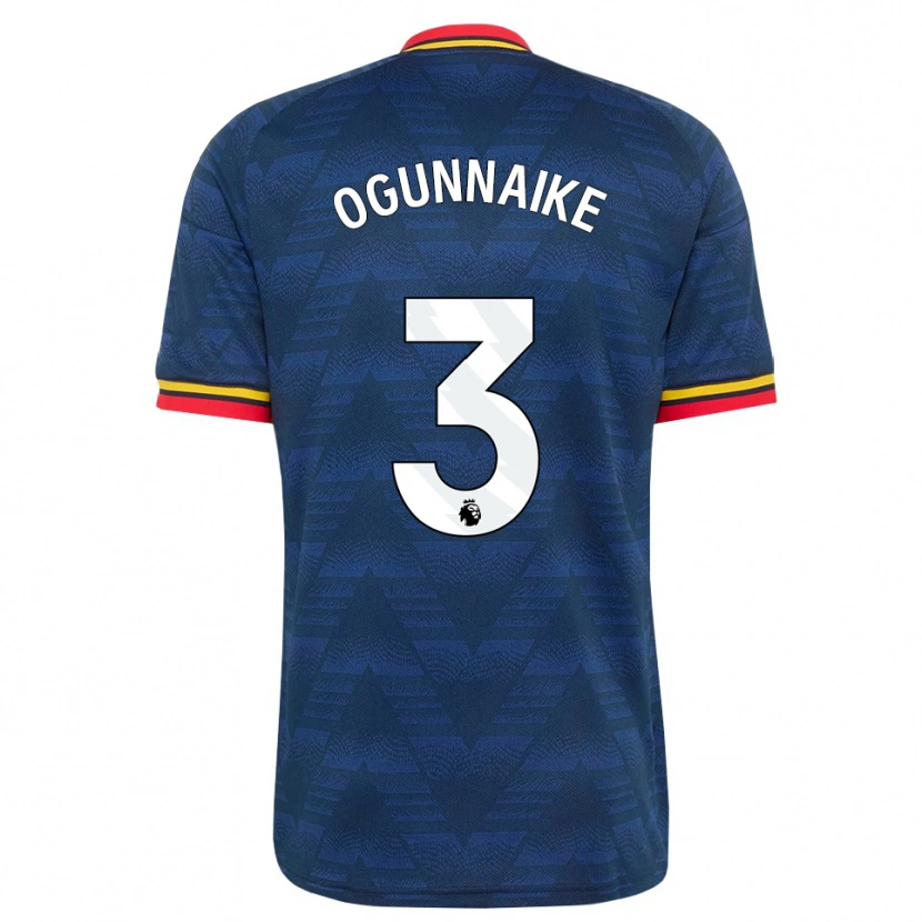 Danxen Hombre Camiseta Josh Ogunnaike #3 Azulmedianoche Amarillo Rojo 2ª Equipación 2026/27 La Camisa México