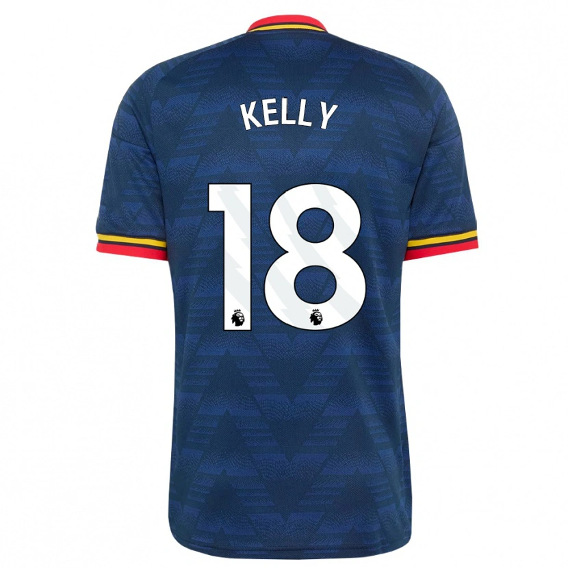 Danxen Hombre Camiseta Chloe Kelly #18 Azulmedianoche Amarillo Rojo 2ª Equipación 2026/27 La Camisa México