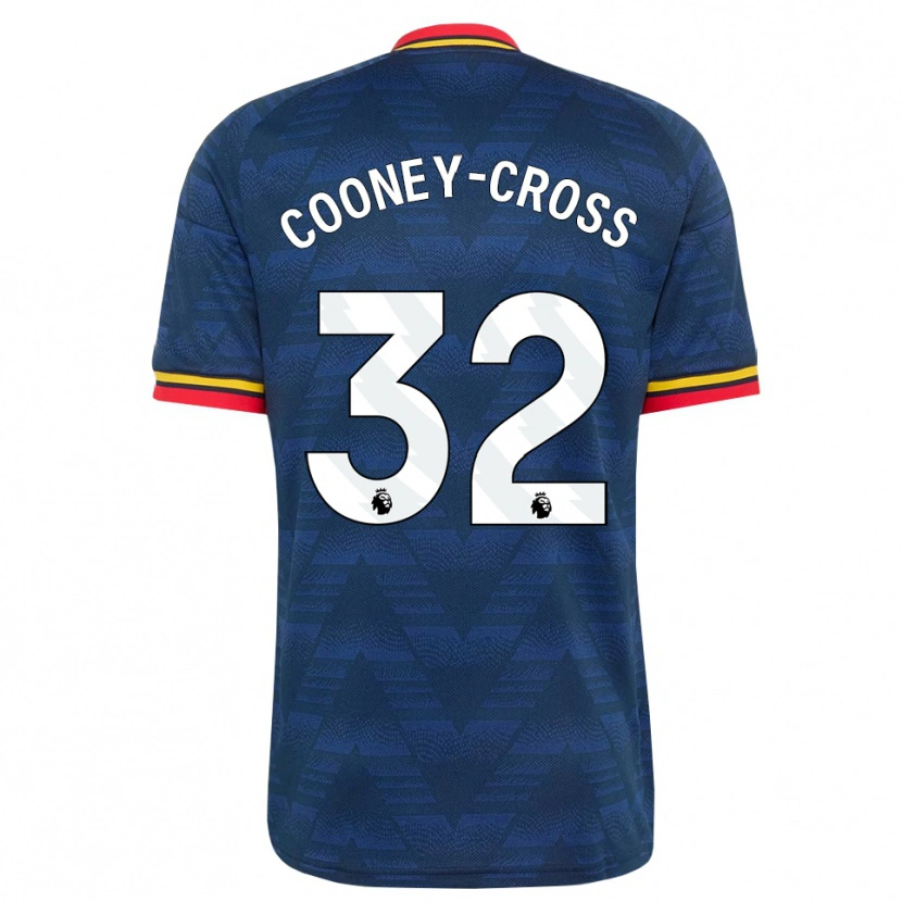 Danxen Hombre Camiseta Kyra Cooney-Cross #32 Azulmedianoche Amarillo Rojo 2ª Equipación 2026/27 La Camisa México