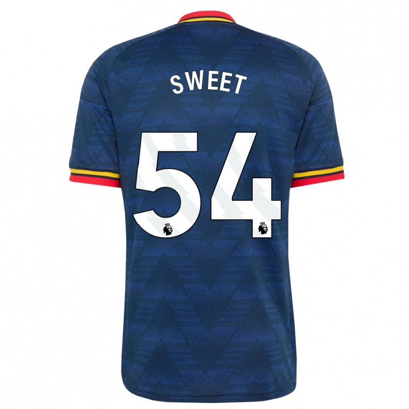Danxen Hombre Camiseta Will Sweet #54 Azulmedianoche Amarillo Rojo 2ª Equipación 2026/27 La Camisa México