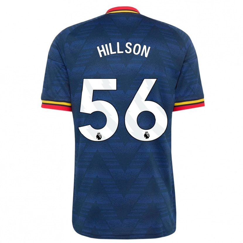 Danxen Hombre Camiseta James Hillson #56 Azulmedianoche Amarillo Rojo 2ª Equipación 2026/27 La Camisa México