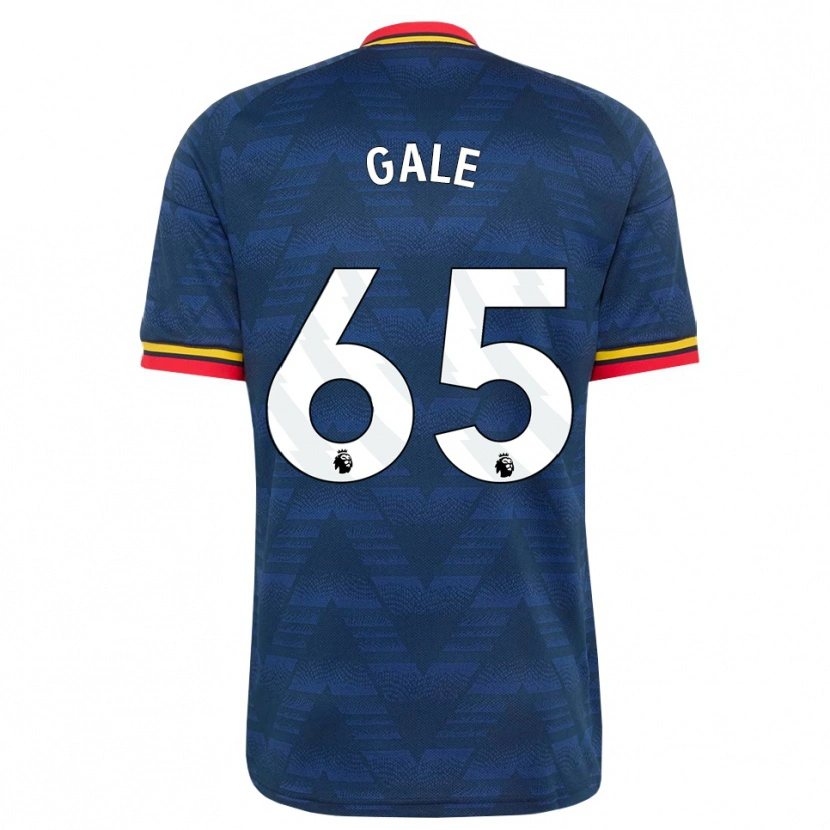Danxen Hombre Camiseta Jessie Gale #65 Azulmedianoche Amarillo Rojo 2ª Equipación 2026/27 La Camisa México