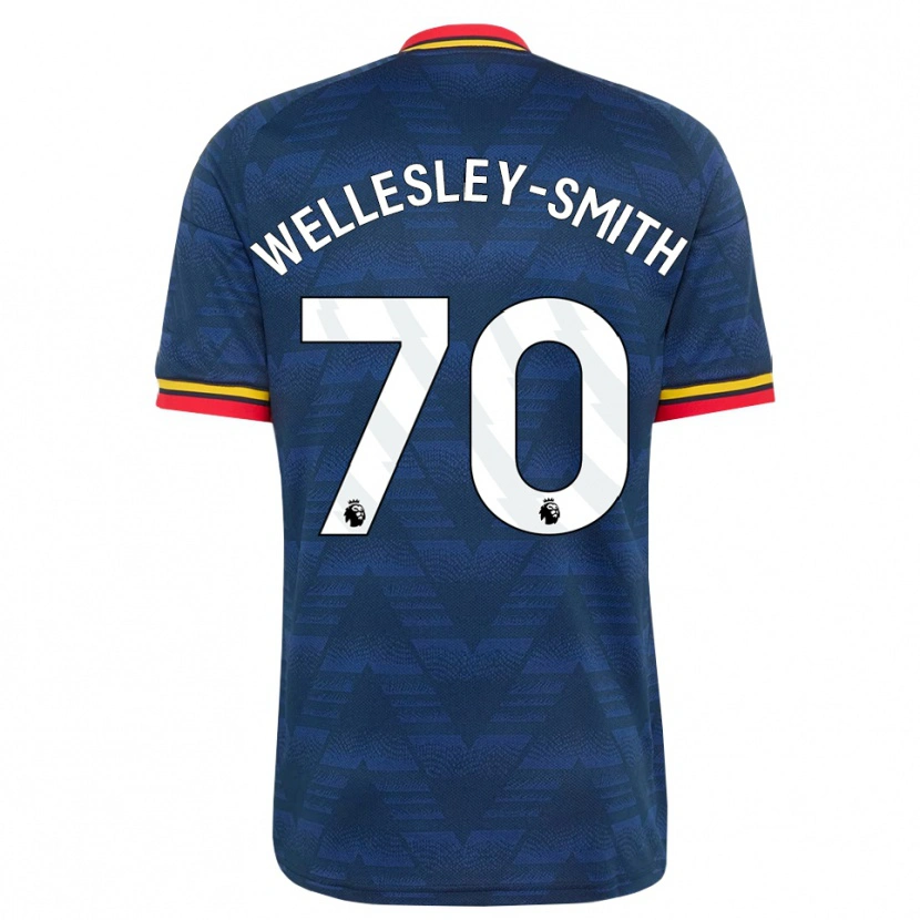 Danxen Hombre Camiseta Cecily Wellesley-Smith #70 Azulmedianoche Amarillo Rojo 2ª Equipación 2026/27 La Camisa México