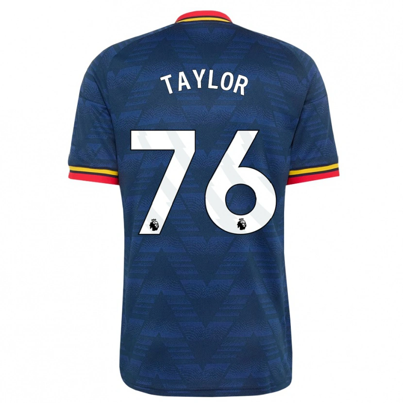 Danxen Hombre Camiseta Kido Taylor Hart #76 Azulmedianoche Amarillo Rojo 2ª Equipación 2026/27 La Camisa México