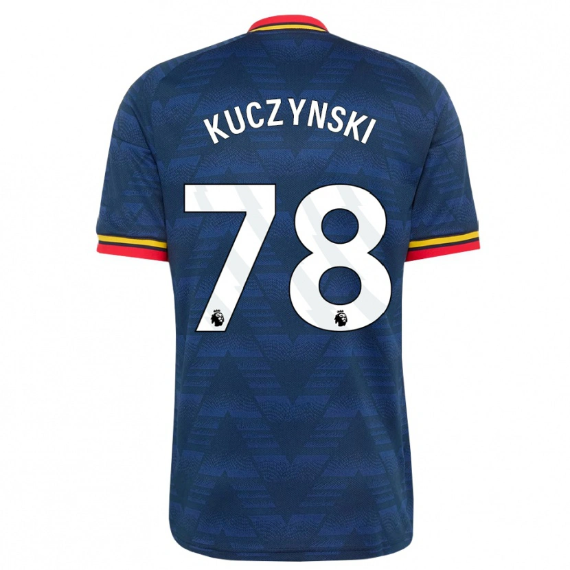 Danxen Hombre Camiseta Max Kuczynski #78 Azulmedianoche Amarillo Rojo 2ª Equipación 2026/27 La Camisa México