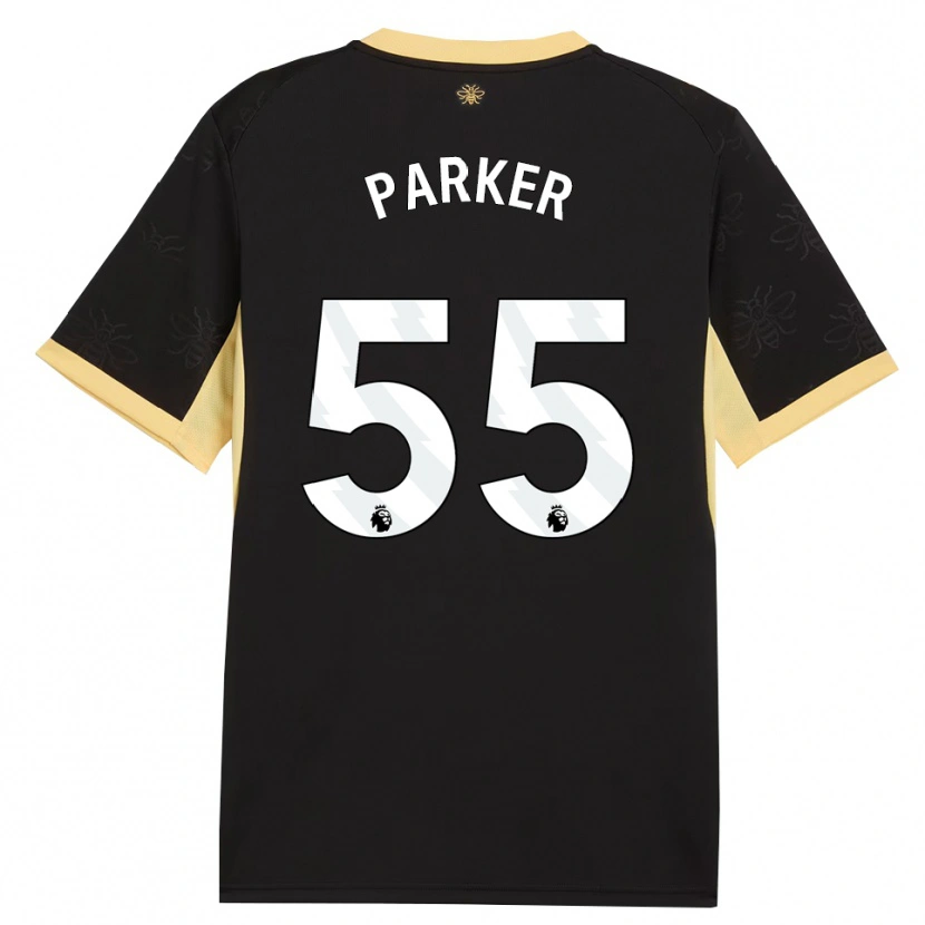 Danxen Hombre Camiseta Harrison Parker #55 Negro Amarillo 2ª Equipación 2026/27 La Camisa México