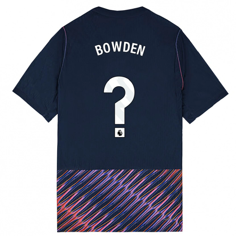 Danxen Hombre Camiseta Jamie Bowden #0 Azulreal Blanco 2ª Equipación 2026/27 La Camisa México