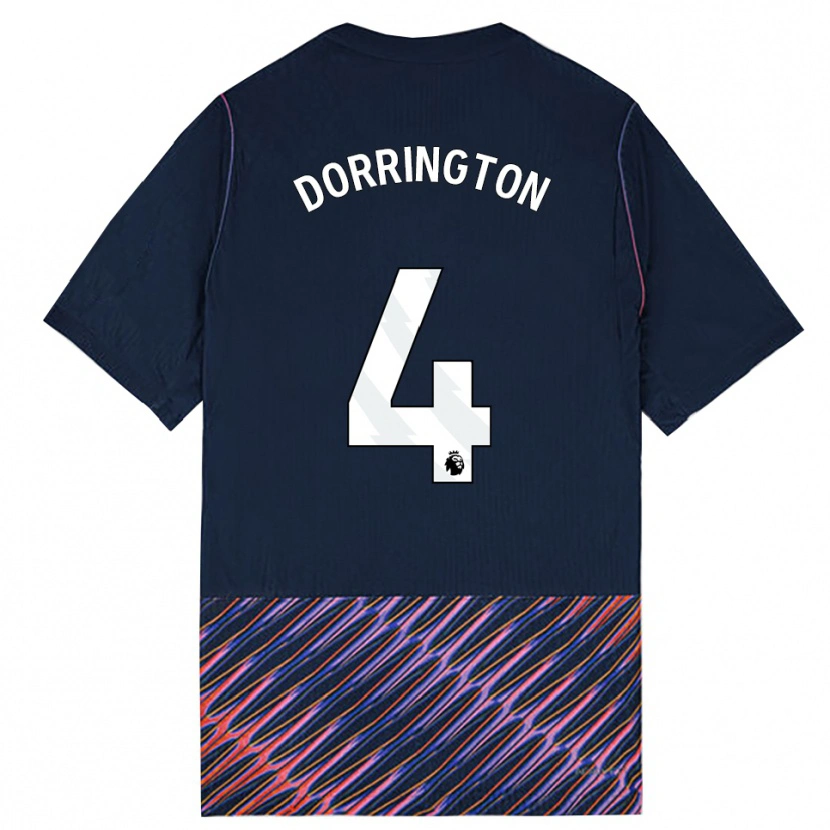 Danxen Hombre Camiseta Alfie Dorrington #4 Azulreal Blanco 2ª Equipación 2026/27 La Camisa México