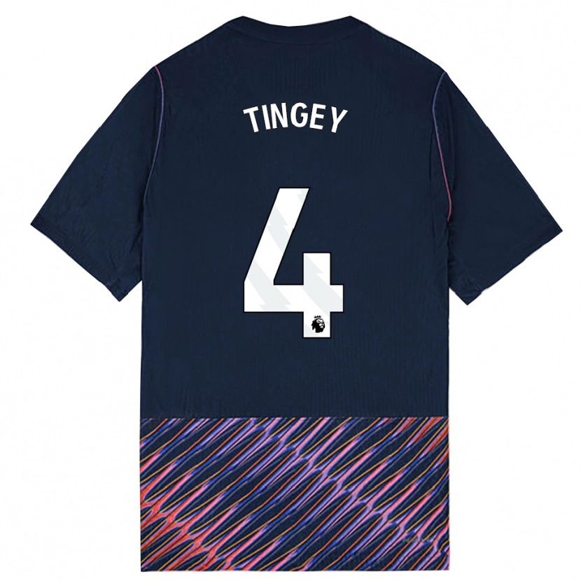 Danxen Hombre Camiseta Tyler Tingey #4 Azulreal Blanco 2ª Equipación 2026/27 La Camisa México