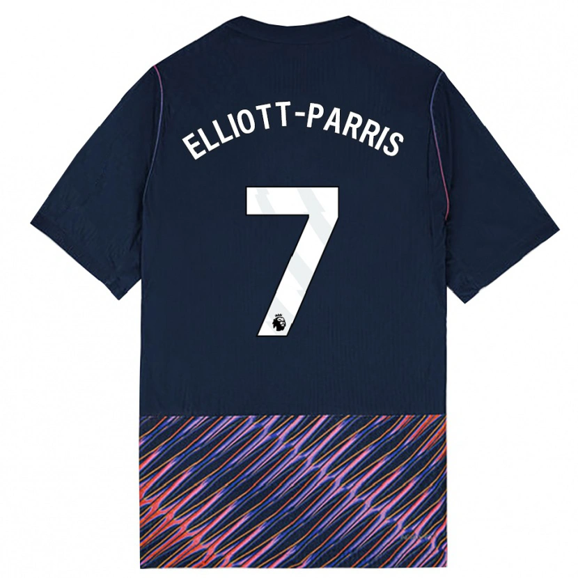 Danxen Hombre Camiseta Reiss Elliott-Parris #7 Azulreal Blanco 2ª Equipación 2026/27 La Camisa México