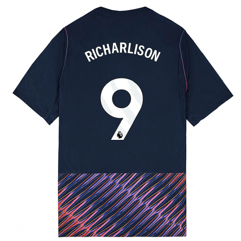 Danxen Hombre Camiseta Richarlison De Andrade #9 Azulreal Blanco 2ª Equipación 2026/27 La Camisa México