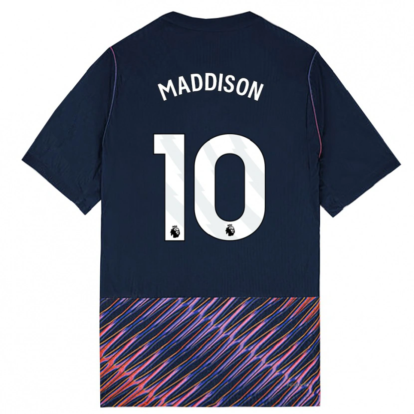 Danxen Hombre Camiseta James Maddison #10 Azulreal Blanco 2ª Equipación 2026/27 La Camisa México