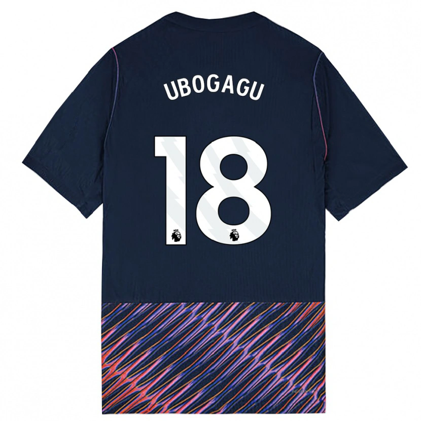 Danxen Hombre Camiseta Chioma Ubogagu #18 Azulreal Blanco 2ª Equipación 2026/27 La Camisa México