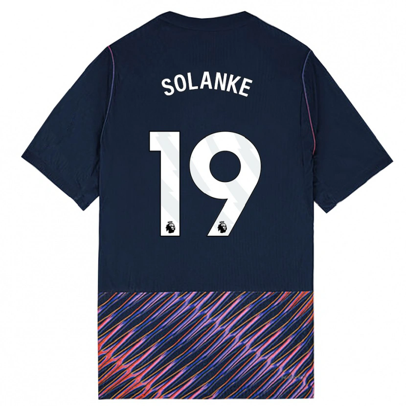 Danxen Hombre Camiseta Dominic Solanke #19 Azulreal Blanco 2ª Equipación 2026/27 La Camisa México