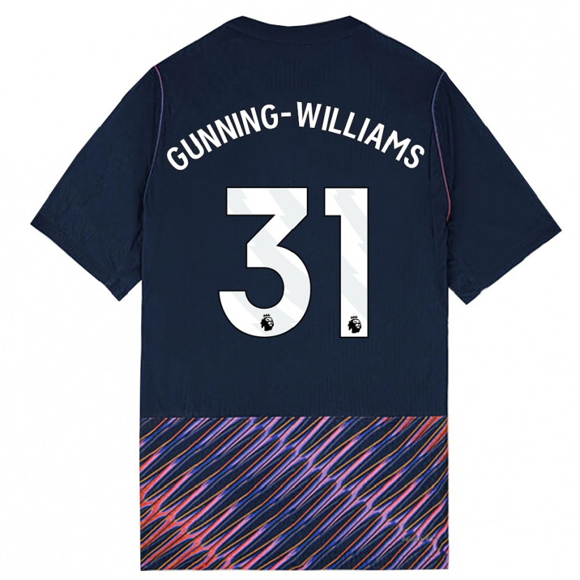 Danxen Hombre Camiseta Lenna Gunning-Williams #31 Azulreal Blanco 2ª Equipación 2026/27 La Camisa México
