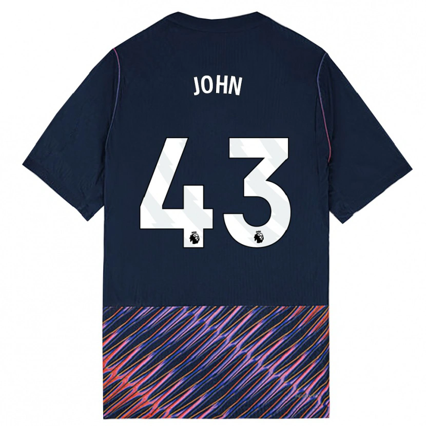 Danxen Hombre Camiseta Nile John #43 Azulreal Blanco 2ª Equipación 2026/27 La Camisa México