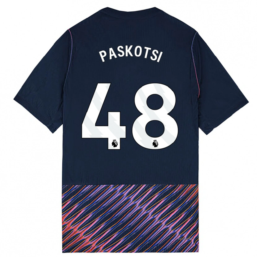 Danxen Hombre Camiseta Maksim Paskotsi #48 Azulreal Blanco 2ª Equipación 2026/27 La Camisa México