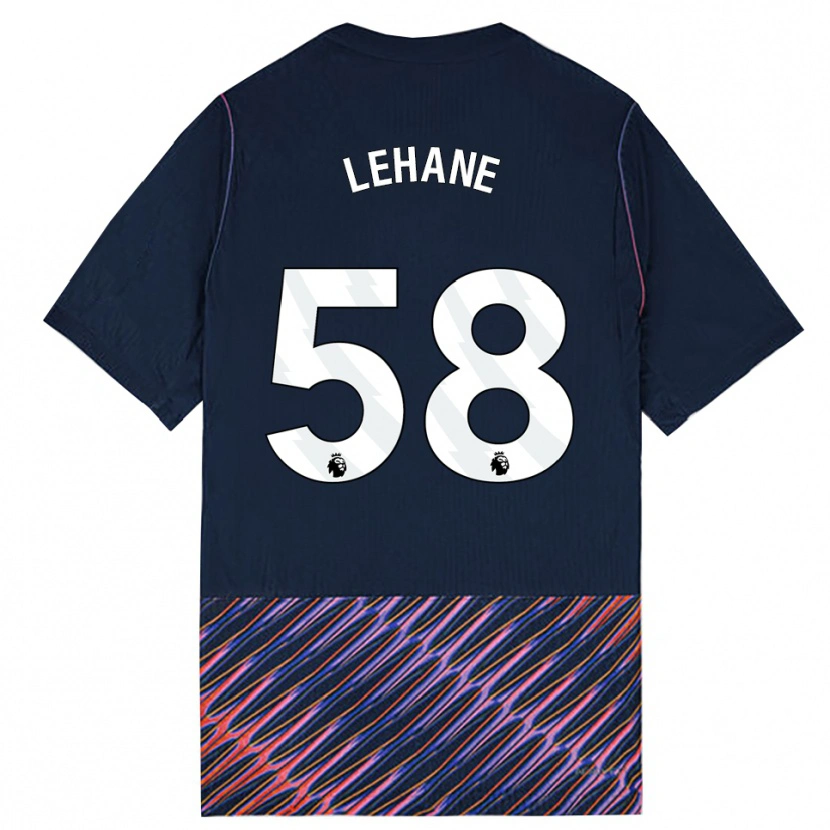 Danxen Hombre Camiseta Ellis Lehane #58 Azulreal Blanco 2ª Equipación 2026/27 La Camisa México