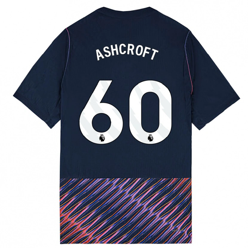 Danxen Hombre Camiseta Tyrell Ashcroft #60 Azulreal Blanco 2ª Equipación 2026/27 La Camisa México