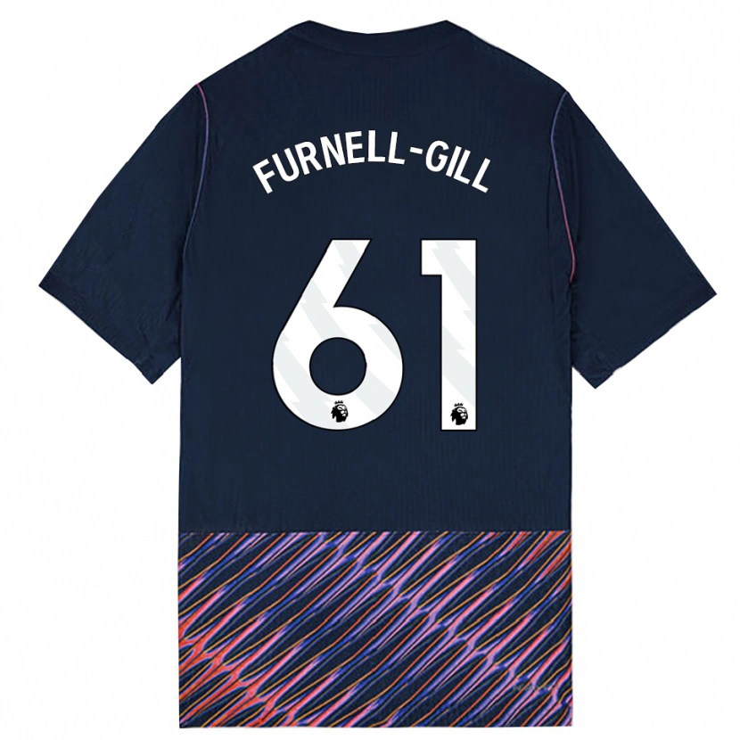 Danxen Hombre Camiseta Luca Furnell-Gill #61 Azulreal Blanco 2ª Equipación 2026/27 La Camisa México