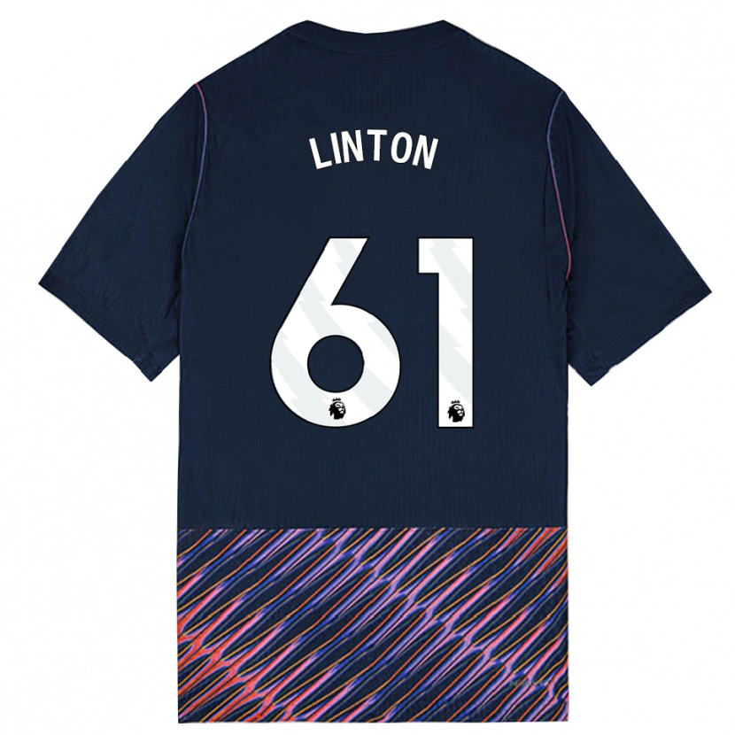 Danxen Hombre Camiseta Jahziah Linton #61 Azulreal Blanco 2ª Equipación 2026/27 La Camisa México