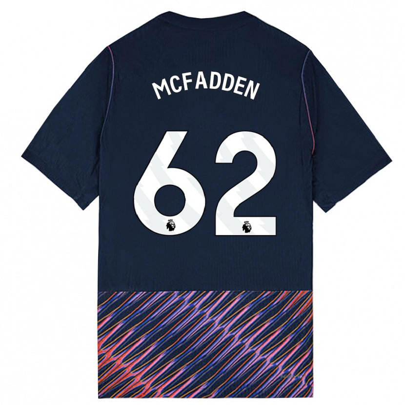 Danxen Hombre Camiseta Max Mcfadden #62 Azulreal Blanco 2ª Equipación 2026/27 La Camisa México