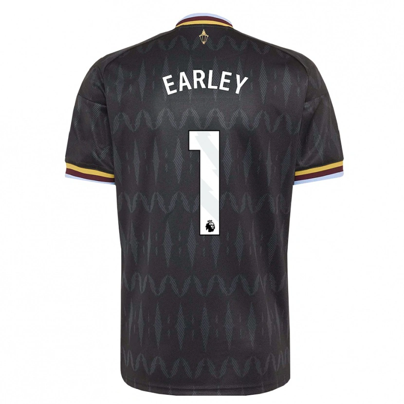Danxen Hombre Camiseta Blade Earley #1 Azulaciano Negro Amarillo 2ª Equipación 2026/27 La Camisa México