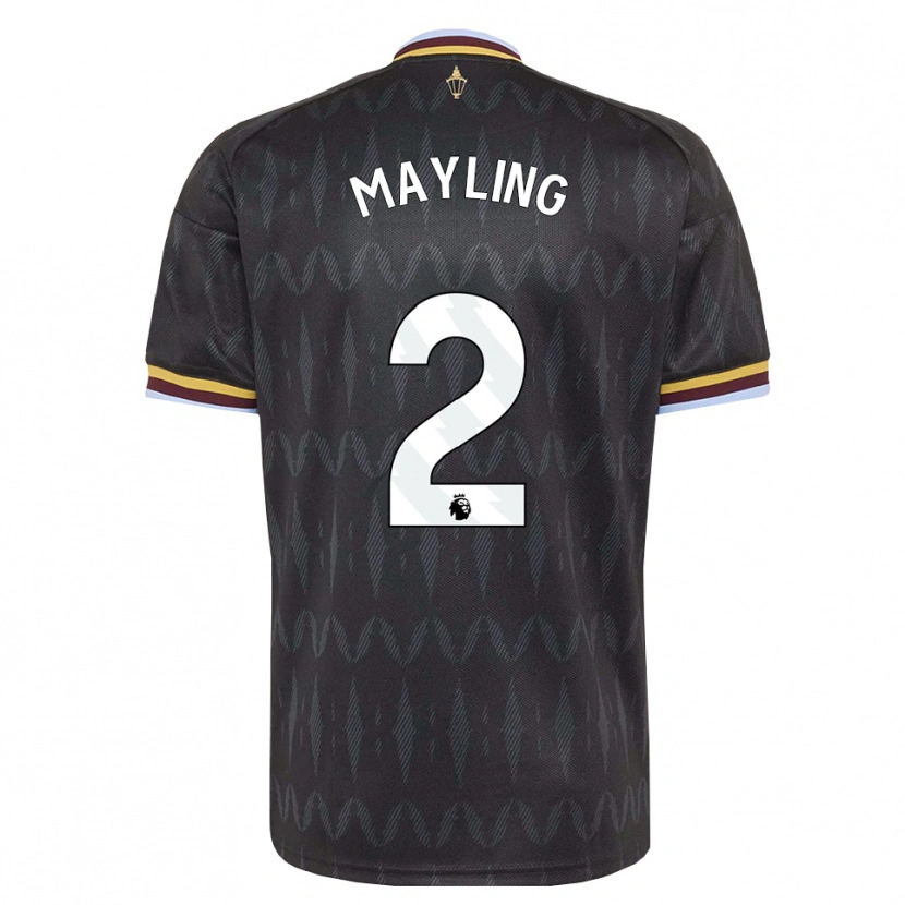 Danxen Hombre Camiseta Sarah Mayling #2 Azulaciano Negro Amarillo 2ª Equipación 2026/27 La Camisa México