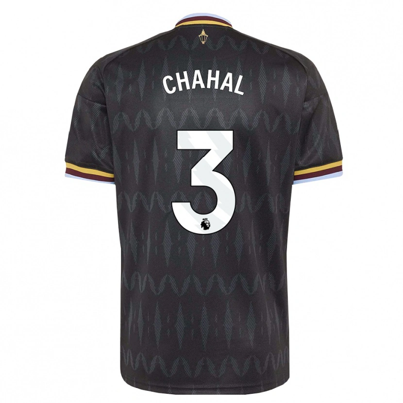 Danxen Hombre Camiseta Curran Chahal #3 Azulaciano Negro Amarillo 2ª Equipación 2026/27 La Camisa México