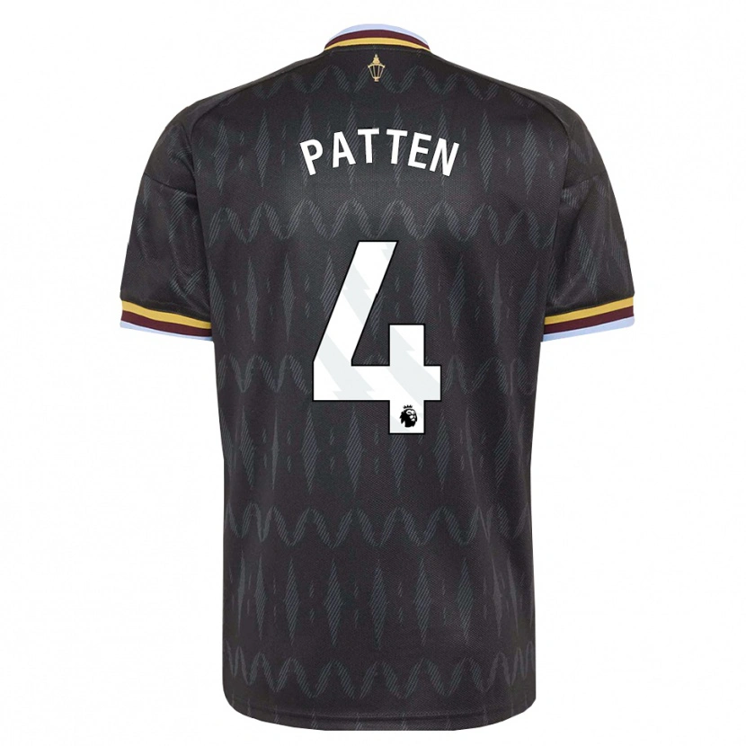 Danxen Hombre Camiseta Anna Patten #4 Azulaciano Negro Amarillo 2ª Equipación 2026/27 La Camisa México