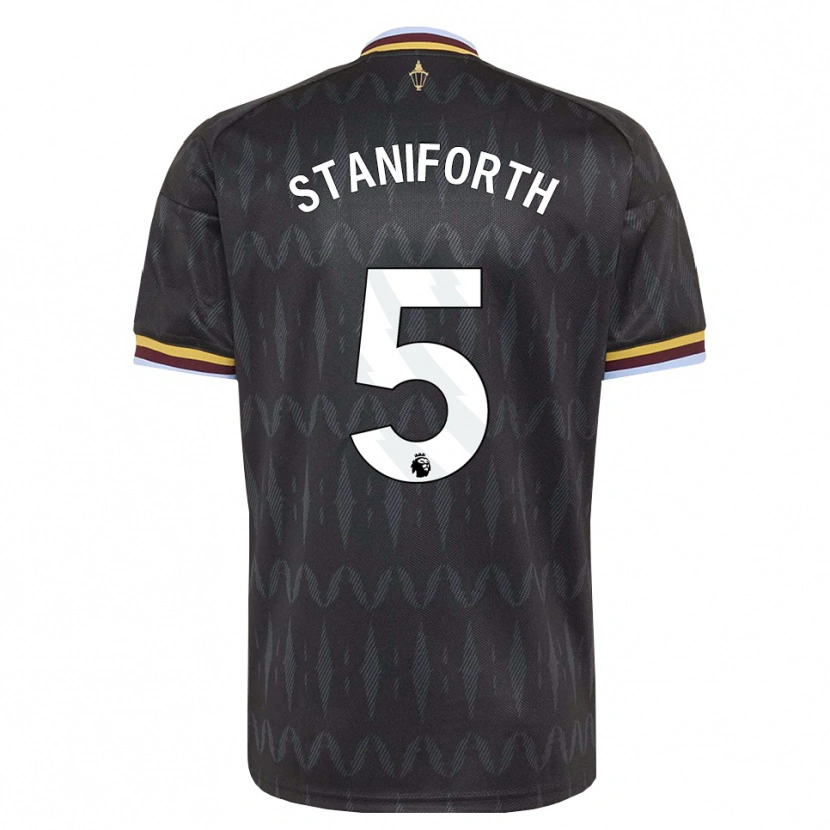Danxen Hombre Camiseta Lucy Staniforth #5 Azulaciano Negro Amarillo 2ª Equipación 2026/27 La Camisa México