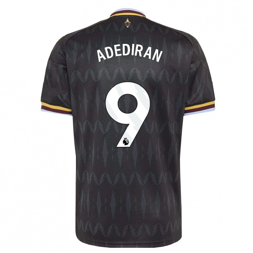 Danxen Hombre Camiseta Daniel Adediran #9 Azulaciano Negro Amarillo 2ª Equipación 2026/27 La Camisa México