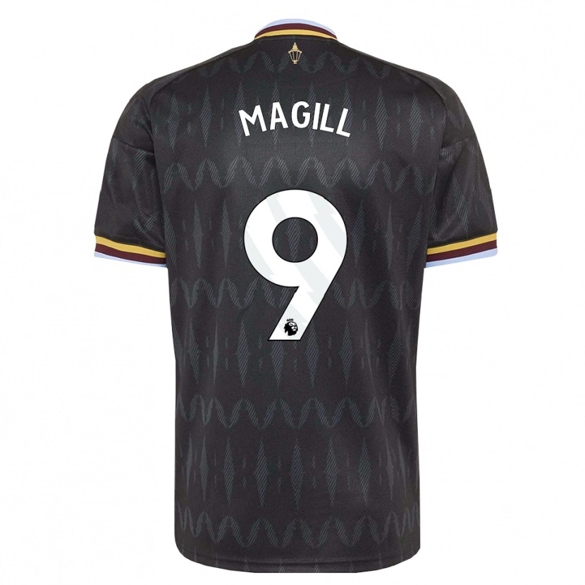 Danxen Hombre Camiseta Simone Magill #9 Azulaciano Negro Amarillo 2ª Equipación 2026/27 La Camisa México