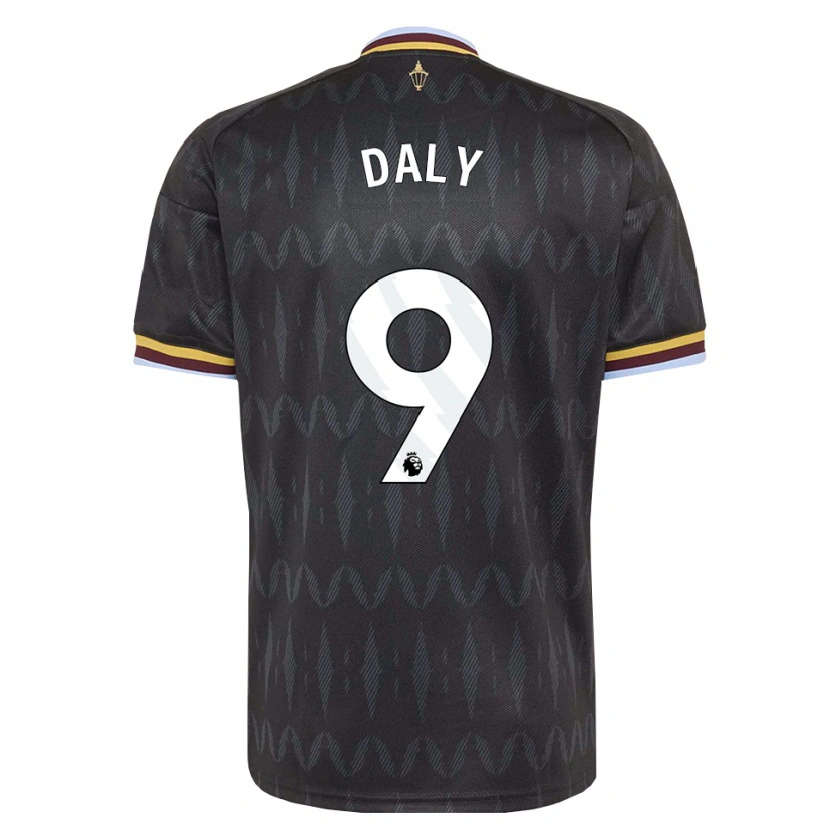 Danxen Hombre Camiseta Rachel Daly #9 Azulaciano Negro Amarillo 2ª Equipación 2026/27 La Camisa México