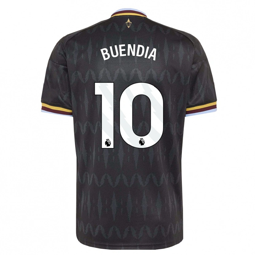 Danxen Hombre Camiseta Emiliano Buendía #10 Azulaciano Negro Amarillo 2ª Equipación 2026/27 La Camisa México