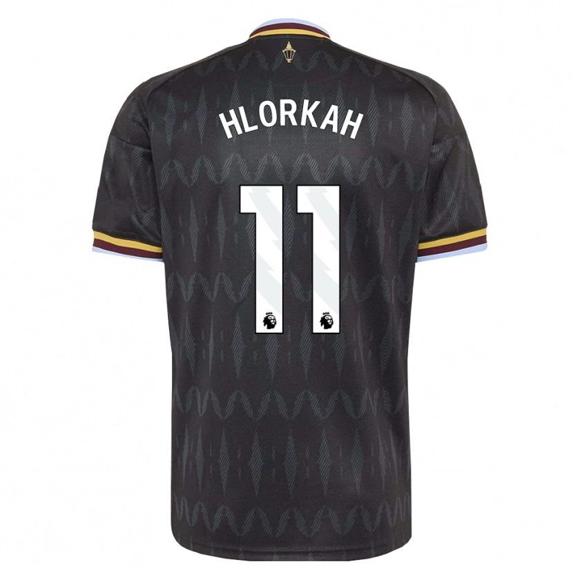 Danxen Hombre Camiseta Chantelle Boye-Hlorkah #11 Azulaciano Negro Amarillo 2ª Equipación 2026/27 La Camisa México