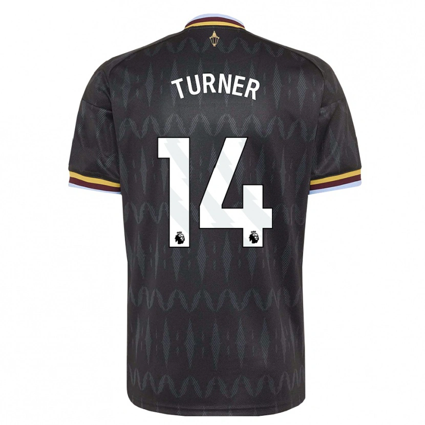 Danxen Hombre Camiseta Danielle Turner #14 Azulaciano Negro Amarillo 2ª Equipación 2026/27 La Camisa México