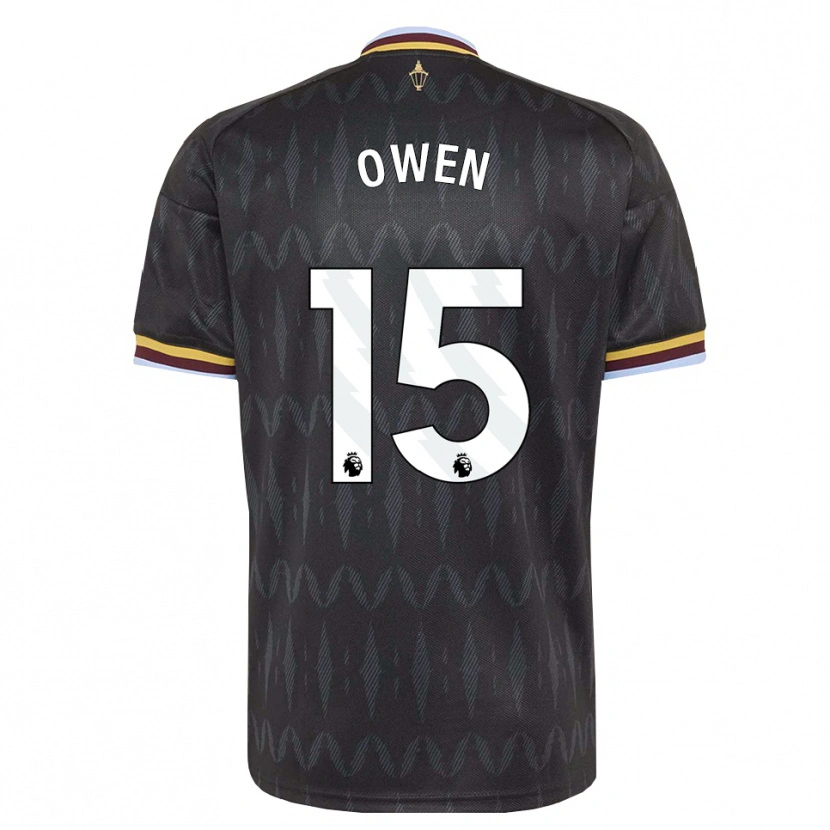Danxen Hombre Camiseta Curtis Owen #15 Azulaciano Negro Amarillo 2ª Equipación 2026/27 La Camisa México