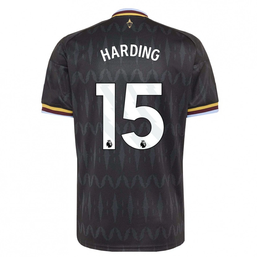 Danxen Hombre Camiseta Natasha Harding #15 Azulaciano Negro Amarillo 2ª Equipación 2026/27 La Camisa México