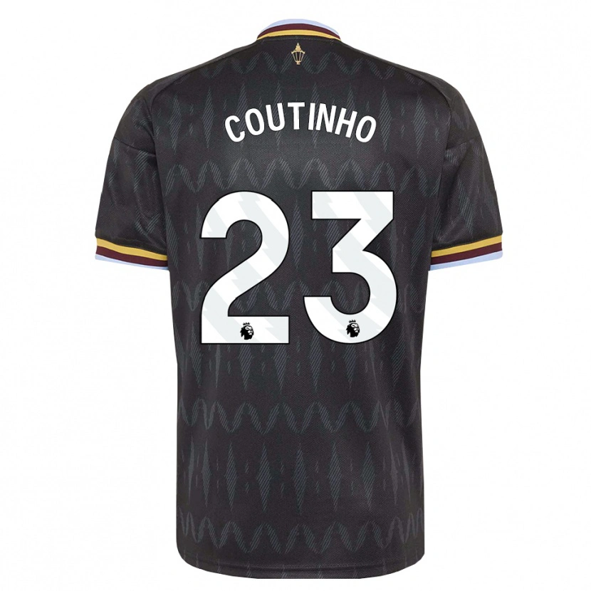 Danxen Hombre Camiseta Philippe Coutinho #23 Azulaciano Negro Amarillo 2ª Equipación 2026/27 La Camisa México