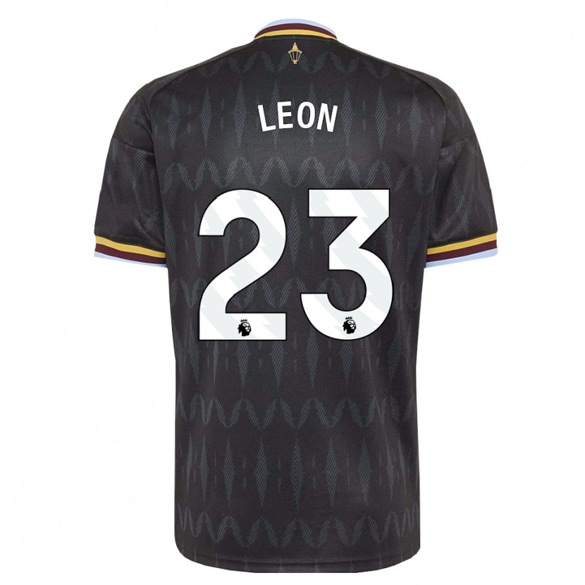 Danxen Hombre Camiseta Adriana Leon #23 Azulaciano Negro Amarillo 2ª Equipación 2026/27 La Camisa México