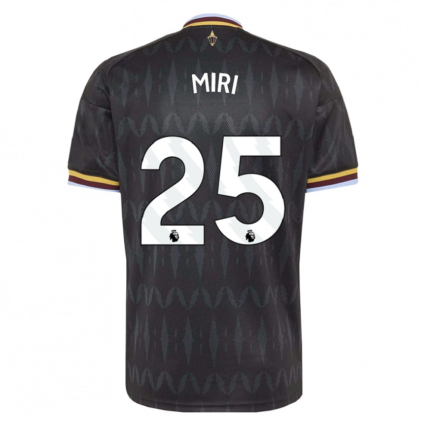 Danxen Hombre Camiseta Miri Taylor #25 Azulaciano Negro Amarillo 2ª Equipación 2026/27 La Camisa México